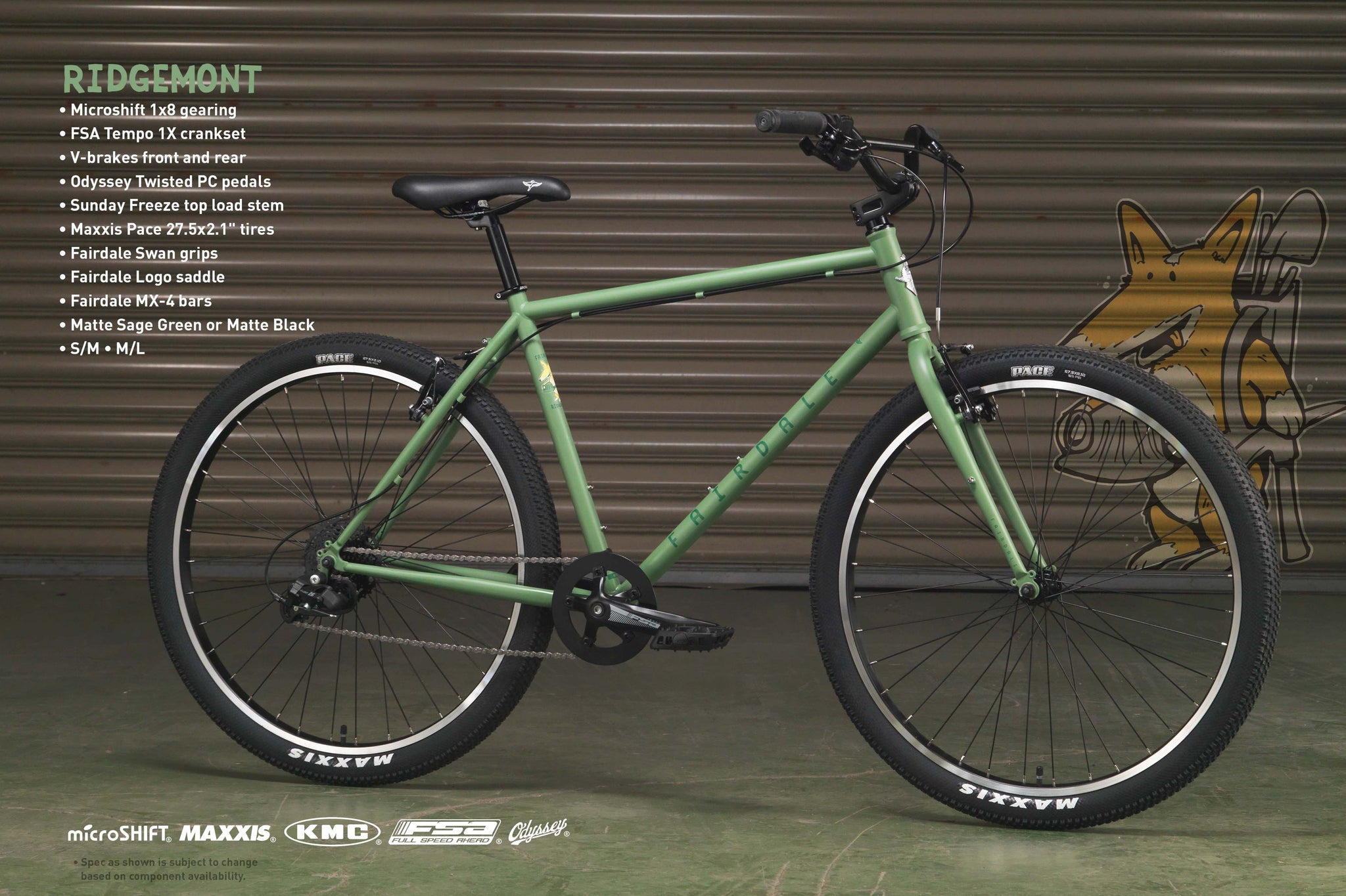 Ridgemont - Matte Sage Green