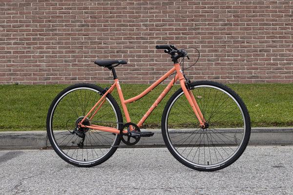 Lookfar Step‑Thru - MATTE CORAL RED – Ham Cycles