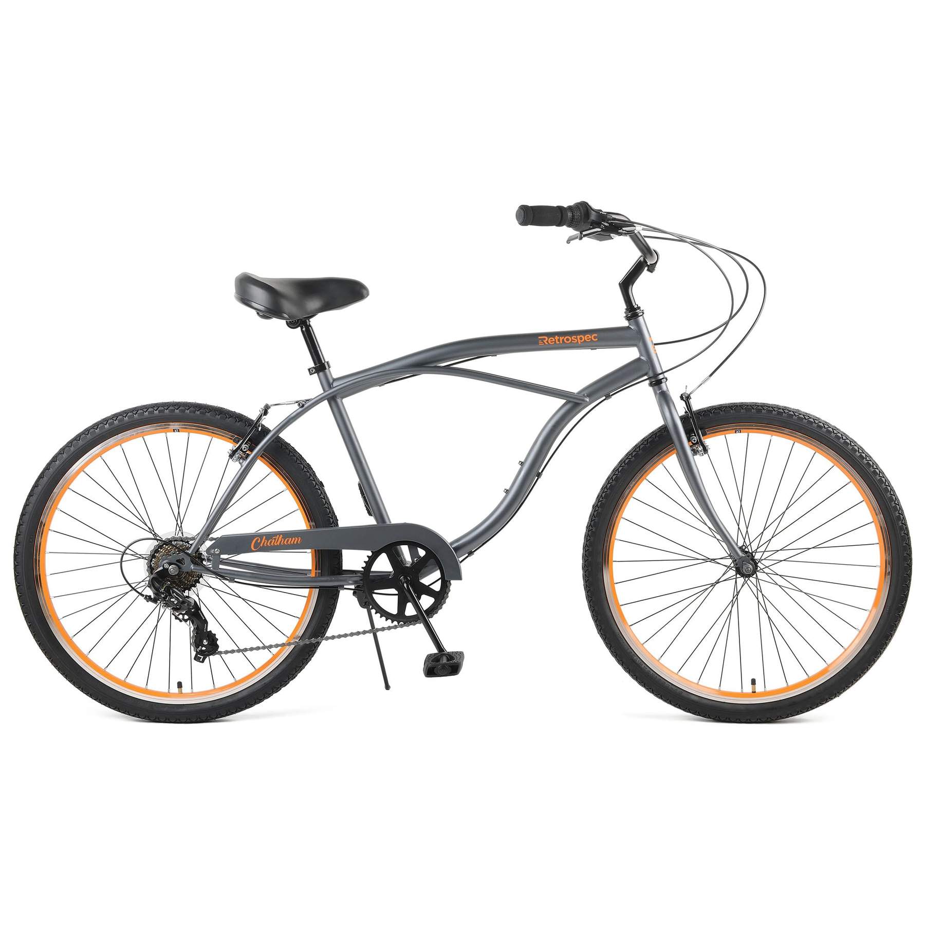 Chatham Cruiser 7Speed - Matte Graphite/Orange