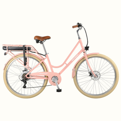 Beaumont Rev City Electric Bike (Step Through) - Blush