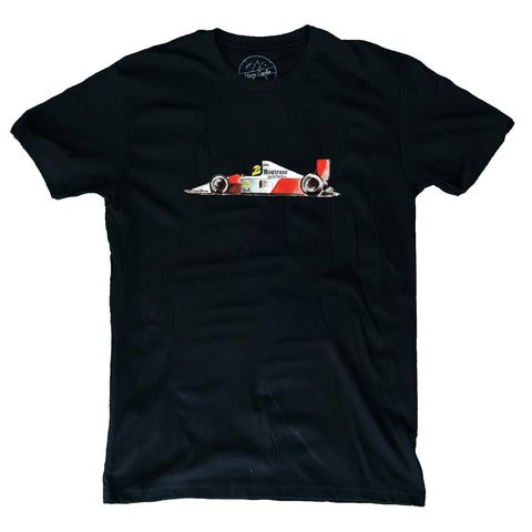 Handdrawn F1 Racer - White