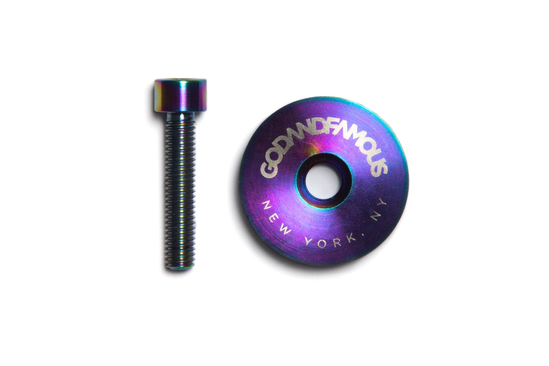 Team Titanium Top Cap - Oil Slick