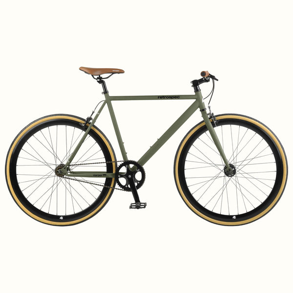 Harper Plus Single Speed/FG - Olive Drab – Ham Cycles