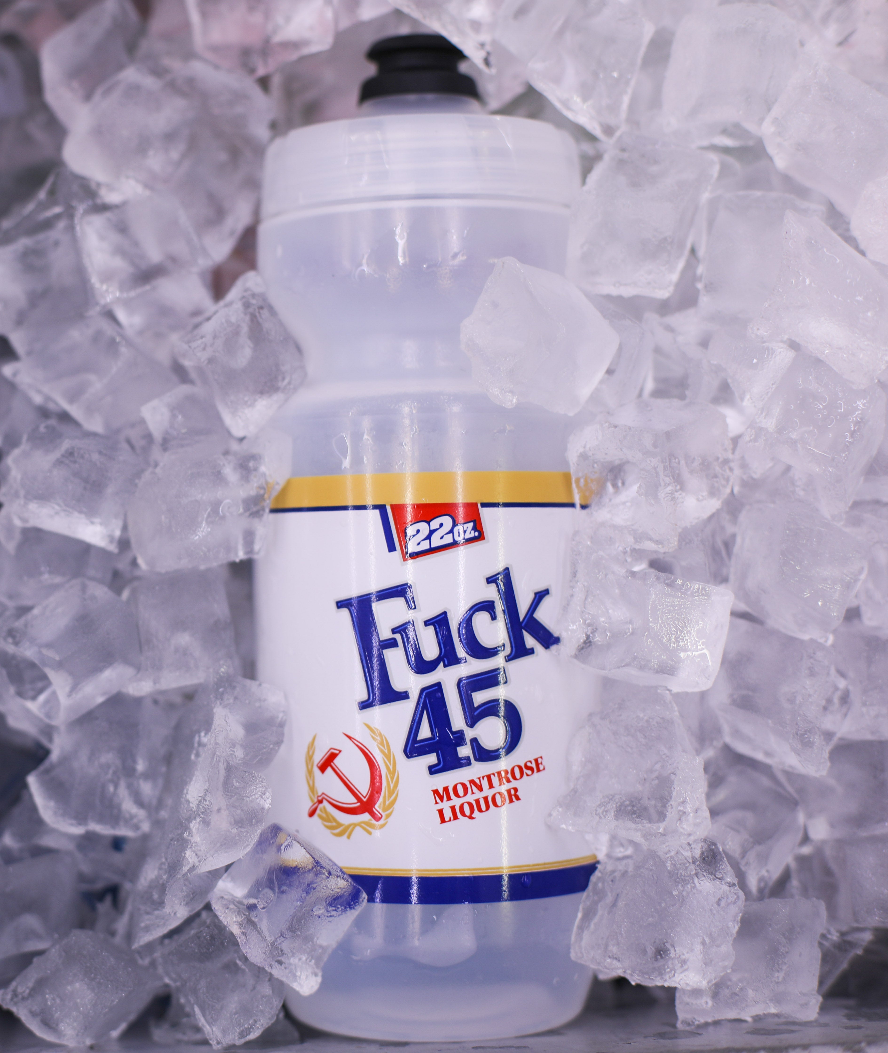 F*CK 45 Water Bottles - TWO PACK