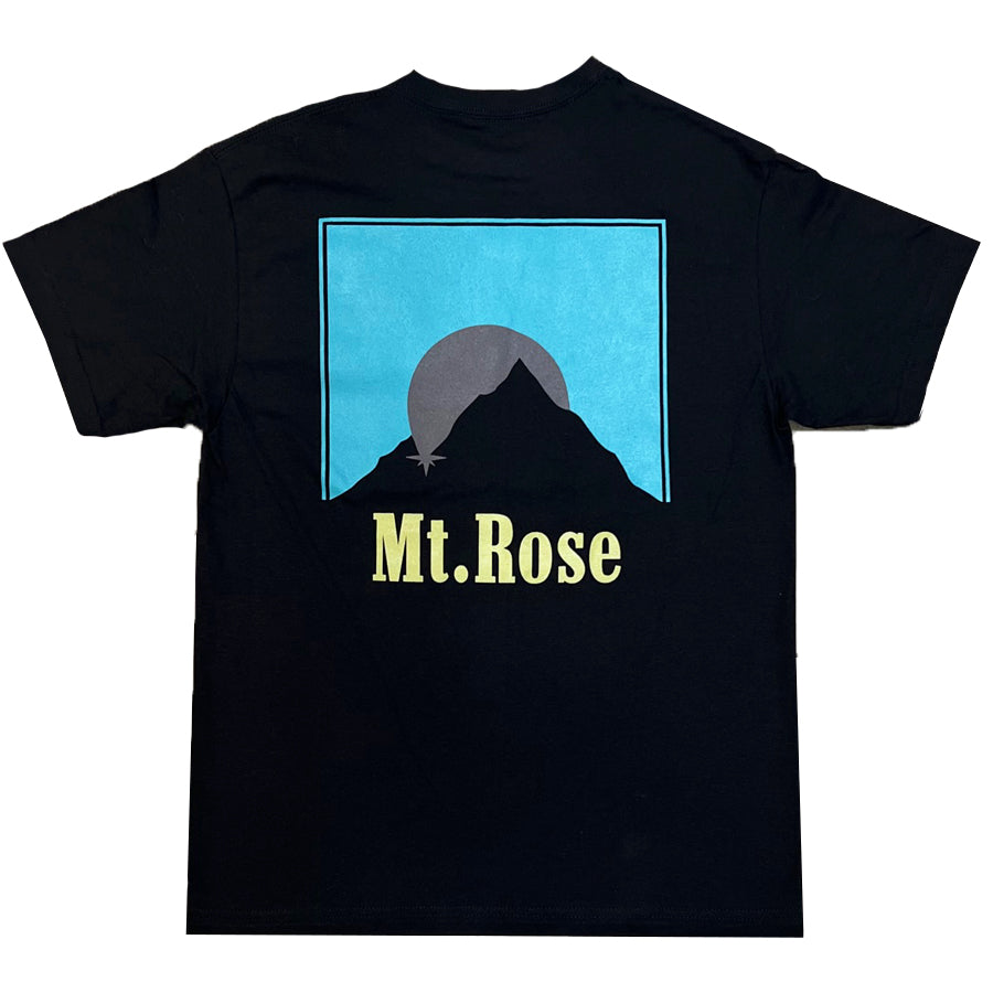 Mt. Rose Sunset Tee - Black w/Teal