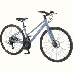 Atlas Fitness Hybrid Bike - Step Through 21 Speed - Matte Fog