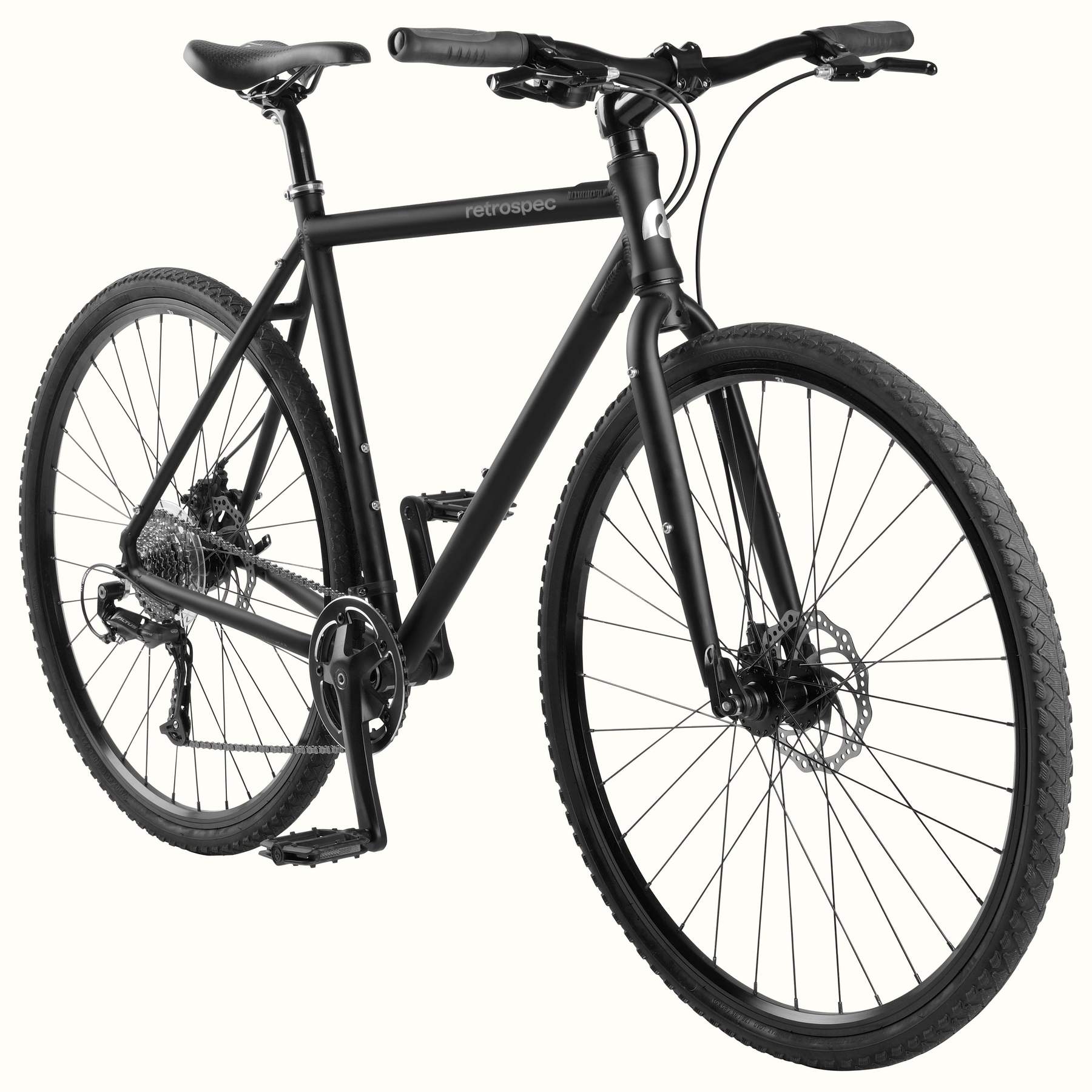 Amok Hybrid Bike - Matte Black