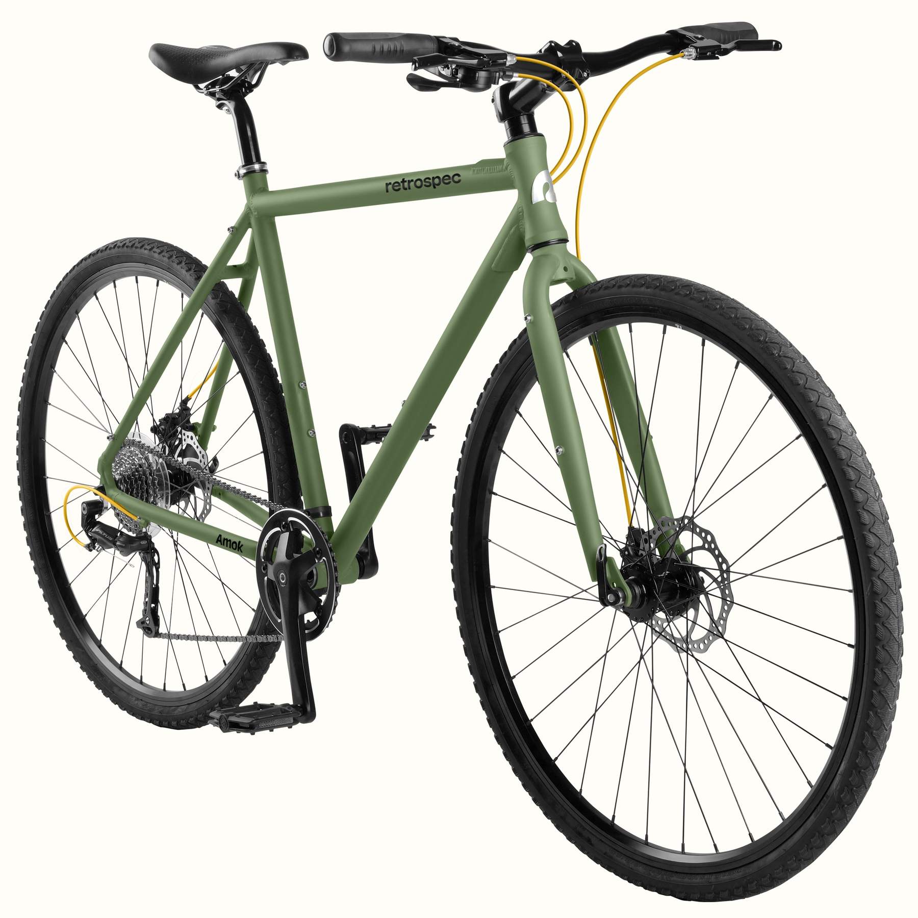 Amok Hybrid Bike - Matte Forest
